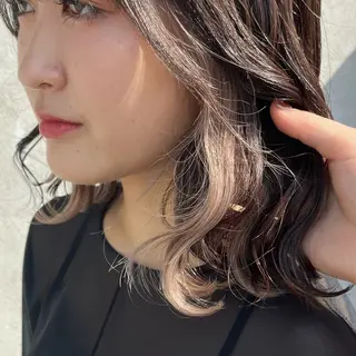 ミディアム NAGONSTYLE 田村　莉生のヘアスタイル
