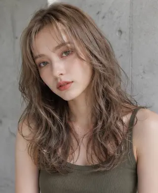 ロング カラー Garden 浅草蔵前のヘアスタイル