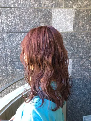 ミディアム カラーアンドケアリタ kitamuuuのヘアスタイル