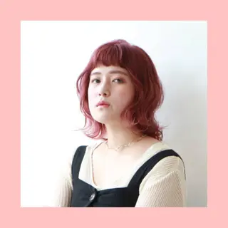 カラー 森本　舞✴︎ 似合わせパーマのヘアスタイル