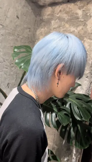 ショート カラー メンズ ハイトーン特化🌟 カワシマシュンスケのヘアスタイル