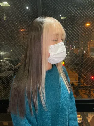 ロング カラー 安田和洋 ブリーチカラー特化のヘアスタイル