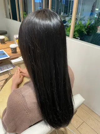 ロング 艶カラー/中崎町/ マナ🌼のヘアスタイル