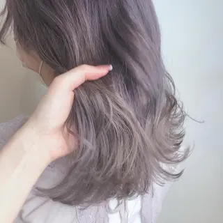ミディアム カラー ヘアアレンジ マツエク・マツパ 透明感カラー🫧ヘア セット🫧松本菜月の眉毛・アイブロウイメージ