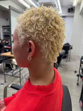 ショート カラー パーマ メンズ 💈メンズ特化💈 TASUKUのヘアスタイル