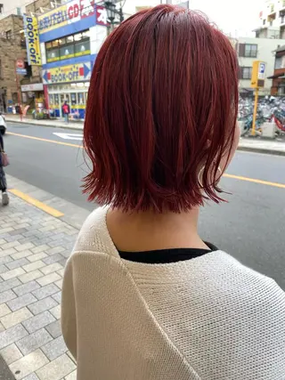 ショート カラー 奥秋 理紗　sai xのヘアスタイル