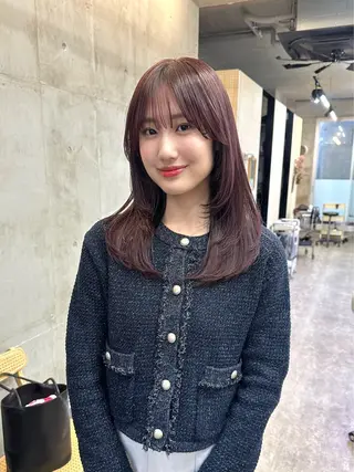 ミディアム カラー カットモデル募集中 ／HARUKA🎀のヘアスタイル
