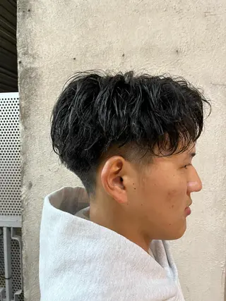 ショート パーマ メンズ 🏆メンズヘア特化 🥇代表りんぺーのヘアスタイル