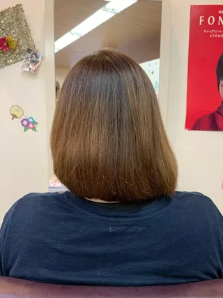 ミディアム 加藤 遥花のヘアスタイル