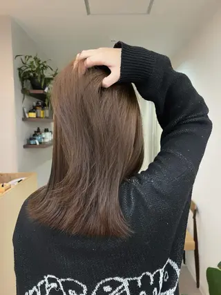 ミディアム カラー 權軒 真尋 /モデル様募集中のヘアスタイル