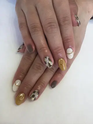 ネイル 💎🐰 saki. m 🐰💎のネイルデザイン