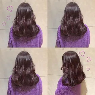 セミロング カラー 韓国ヘア得意❤︎森澤 悠佳のヘアスタイル