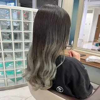 ロング カラー ハードパーマ Rico💜のヘアスタイル