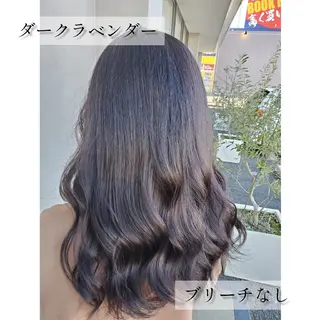 セミロング カラー ブリーチカラー/ 美髪矯正/佐伯 駿のヘアスタイル