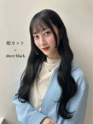ロング カラー 🍓韓国ヘア レイヤ ーカット🍓笠原 葵のヘアスタイル