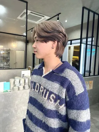 ショート メンズ 山岸 未玖のヘアスタイル