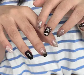 ネイル By moonネイル 🌷ワンホン/韓国風のネイルデザイン