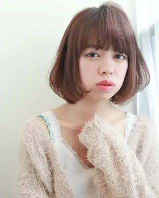 ショート カラー パーマ ヘアアレンジ 【白髪ぼかし 専門GBG】自由が丘のヘアスタイル