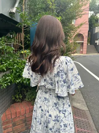 カラー 透明感カラー/ カット🎀あつこ🎀のヘアスタイル