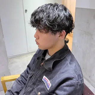 パーマ メンズ ♡🌚垢抜け艶カラー Shiori🌝♡のヘアスタイル