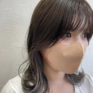 ロング カラー 髪質改善/白髪ぼかし SHIONのヘアスタイル