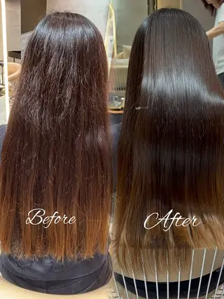 HINA 仙台/ レイヤー/縮毛矯正のヘアスタイル