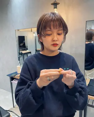 ショート カラー Basis 田口豪司のヘアスタイル