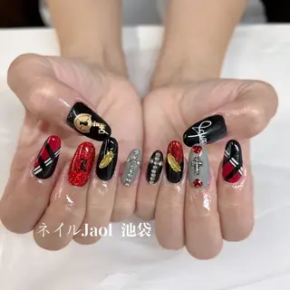 セミロング ネイルJaol 池袋のネイルデザイン