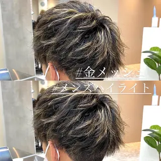 カラー メンズ 梅田中崎町メンズ 美容師ユースケのヘアスタイル