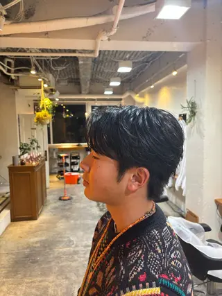 ショート パーマ メンズ ⚡️Hiroto/ men’sのヘアスタイル