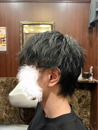 ミディアム 秋山 琳太のヘアスタイル