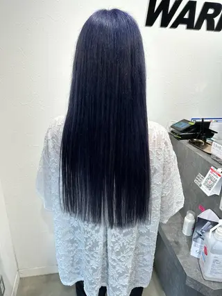 ロング WARP/縮毛矯正 山野辺のヘアスタイル