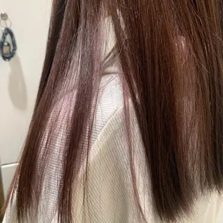 ロング カラー ウスイ ハルカのヘアスタイル