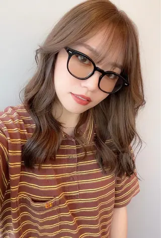 ミディアム MIRIM栄 野田航生のヘアスタイル