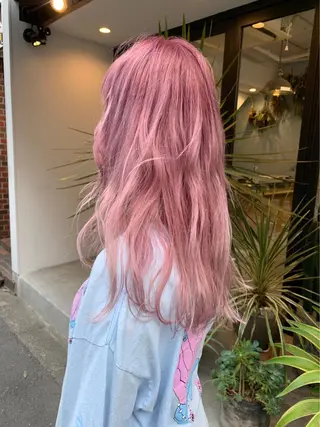 ロング カラー ヘアアレンジ Flamme Annaのヘアスタイル
