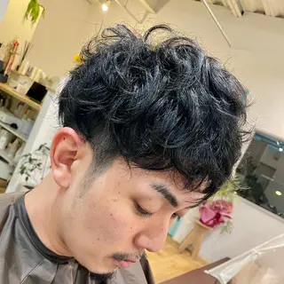 パーマ メンズ 美髪矯正/髪質改善 レガロ堺市伏尾/松田のヘアスタイル
