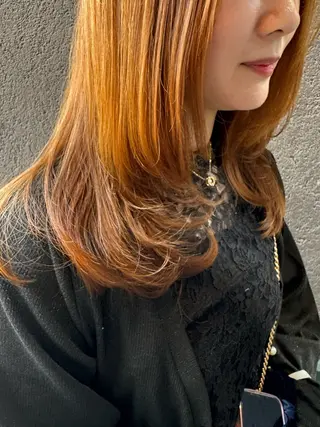 セミロング miyu .のヘアスタイル