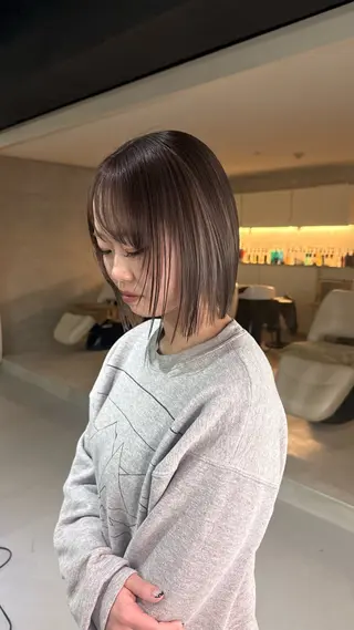 ショート カラー kaikohair＆artstudio所属・石川りみ/ 透明感カラーのヘアスタイル