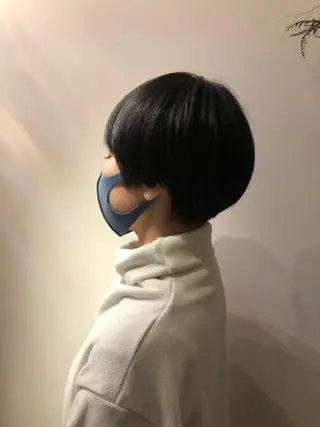 ショート メンズパーマ、カラー 大募集村上莉奈のヘアスタイル