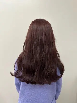 ロング 田中 樹奈のヘアスタイル