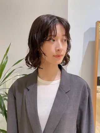 ショート パーマ 大橋 芽衣のヘアスタイル