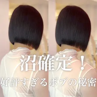 ショート 莉乃/縮毛矯正/髪質 改善/艶カラーのヘアスタイル
