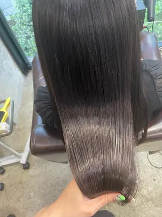 セミロング 🧸髪質改善/ 艶カラー/成田ありさのヘアスタイル