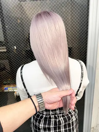 ロング カラー lani ブリーチ /ダブルカラーのヘアスタイル
