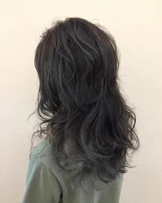 ロング カラー パーマ seren dipityのヘアスタイル