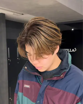 ショート カラー メンズ STELLA所属・メンズ特化美容師 tassyのヘアスタイル