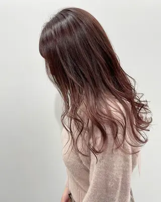 ロング カラー 宮本 円のヘアスタイル