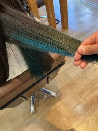 ロング 京増 信吾のヘアスタイル