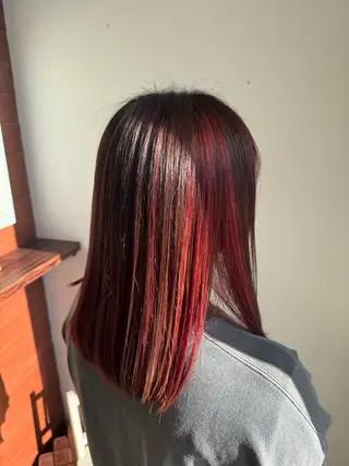 ミディアム カラー 大塚 しおりのヘアスタイル