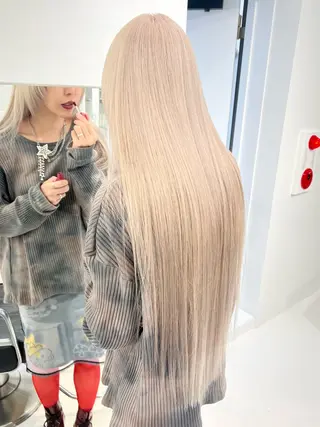 セミロング カラー HARU//原宿🤍 リピート率NO.1のヘアスタイル